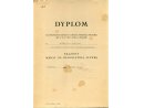 Dyplom nadania Brązowego Medalu za Długoletnią Służbę st. przod. PP Stańczakowi Henrykowi Warszawa 30 V 1938 nr 810.