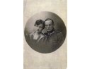 Fotografia: Franciszek Walląg w mundurze porucznika z kobietą.