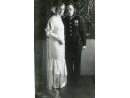 Fotografia ślubna: Franciszek Jackowski w mundurze wachmistrza żandarmerii.
