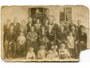 Fotografia grupowa wyk. w Zbęszyniu: Franciszek Czak w mundurze st. straż. SG.