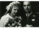 Fotografia ślubna: Andrzej Kaczor w mundurze podporucznika.