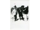 Fotografia grupowa: Stanisław Skwarek-Skwarczyński w ubraniu cywilnym stoi pierwszy z lewej.